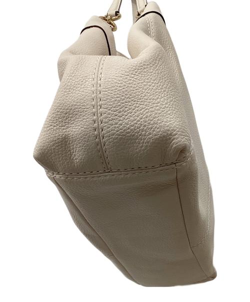 COACH（コーチ）COACH (コーチ) ペブルド レザー レクシー ショルダーバッグ ホワイトの古着・服飾アイテム