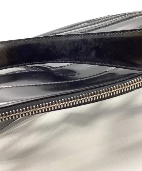 Salvatore Ferragamo（サルヴァトーレ フェラガモ）Salvatore Ferragamo (サルヴァトーレ フェラガモ) セミショルダークリアバッグ ブラックの古着・服飾アイテム
