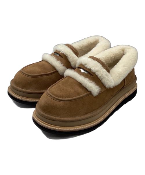 UGG（アグ）UGG (アグ) sacai (サカイ) ローファー ベージュ サイズ:28cmの古着・服飾アイテム