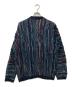 Coogi (クージー) 3Dニットジャガードカーディガン ブルー×パープル サイズ:S：10000円