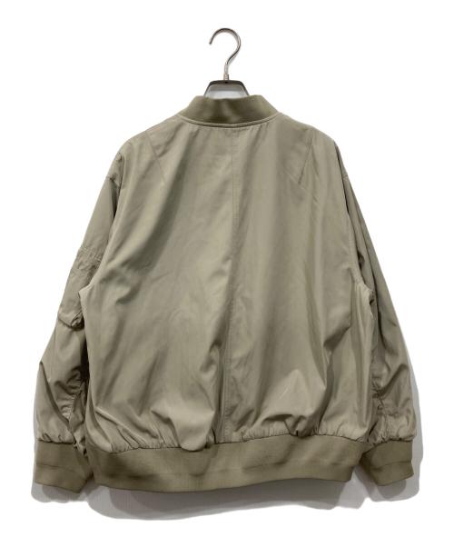 green label relaxing（グリーンレーベルリラクシング）green label relaxing (グリーンレーベルリラクシング) リバーシブルMA-1 ブルゾン ベージュ サイズ:38の古着・服飾アイテム