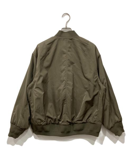 green label relaxing（グリーンレーベルリラクシング）green label relaxing (グリーンレーベルリラクシング) リバーシブルMA-1 ブルゾン ベージュ サイズ:38の古着・服飾アイテム