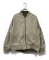 green label relaxing（グリーンレーベルリラクシング）の古着「リバーシブルMA-1 ブルゾン」｜ベージュ