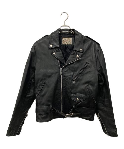 MEX TEX（テックス・メックス）MEX TEX (テックス・メックス) ライダースジャケット ブラック サイズ:36の古着・服飾アイテム