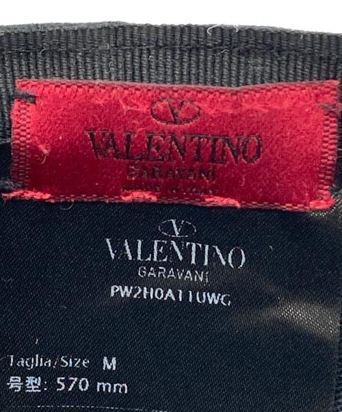 VALENTINO（ヴァレンティノ）VALENTINO (ヴァレンティノ) キャップ ブラック サイズ:Mの古着・服飾アイテム