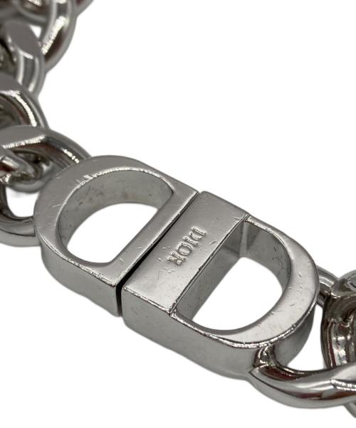 Dior（ディオール）Dior (ディオール) CD ICON チェーンリンク ネックレス シルバー サイズ:46cmの古着・服飾アイテム