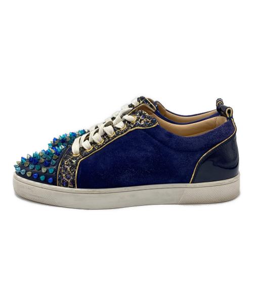 Christian Louboutin（クリスチャン・ルブタン）Christian Louboutin (クリスチャン・ルブタン) ローカットスニーカー ブルー サイズ:40 1/2の古着・服飾アイテム