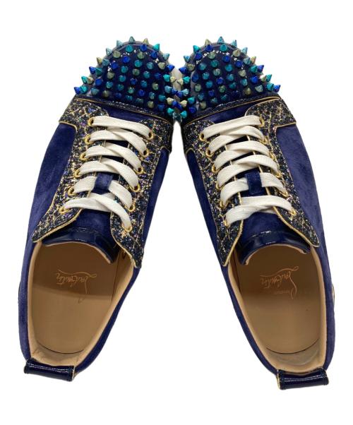 Christian Louboutin（クリスチャン・ルブタン）Christian Louboutin (クリスチャン・ルブタン) ローカットスニーカー ブルー サイズ:40 1/2の古着・服飾アイテム