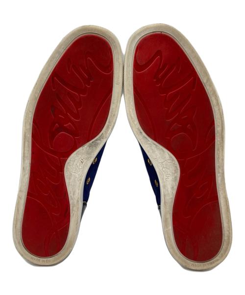 Christian Louboutin（クリスチャン・ルブタン）Christian Louboutin (クリスチャン・ルブタン) ローカットスニーカー ブルー サイズ:40 1/2の古着・服飾アイテム