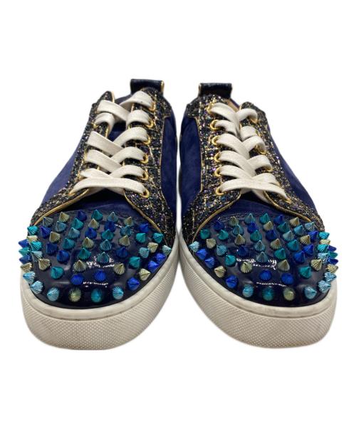 Christian Louboutin（クリスチャン・ルブタン）Christian Louboutin (クリスチャン・ルブタン) ローカットスニーカー ブルー サイズ:40 1/2の古着・服飾アイテム