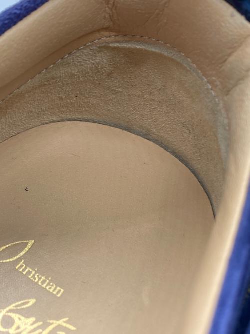 Christian Louboutin（クリスチャン・ルブタン）Christian Louboutin (クリスチャン・ルブタン) ローカットスニーカー ブルー サイズ:40 1/2の古着・服飾アイテム