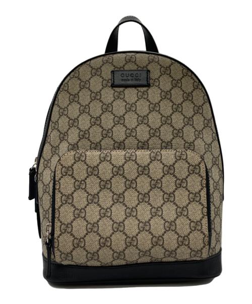GUCCI（グッチ）GUCCI (グッチ) バックパック ベージュ・ブラックの古着・服飾アイテム