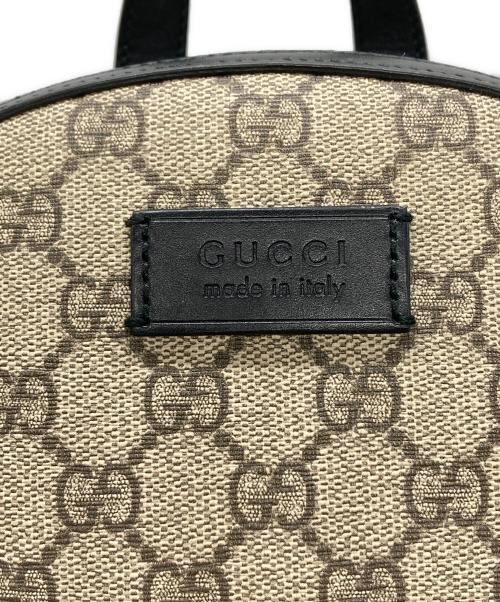 GUCCI（グッチ）GUCCI (グッチ) バックパック ベージュ・ブラックの古着・服飾アイテム