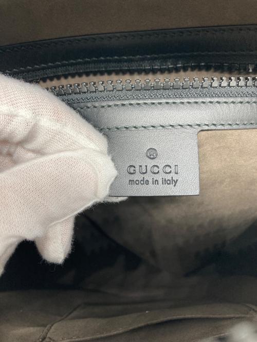GUCCI（グッチ）GUCCI (グッチ) バックパック ベージュ・ブラックの古着・服飾アイテム