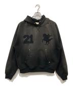 Abukuアブク）の古着「オリジナルロゴフーディー」｜グレー