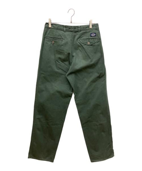 DOCKERS（ドッカーズ）DOCKERS (ドッカーズ) 90s タックパンツ カーキ サイズ:-の古着・服飾アイテム