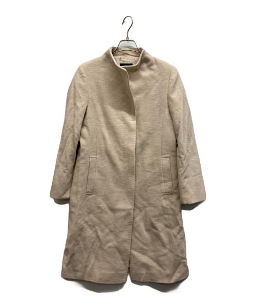 23区（ニジュウサンク）23区 (ニジュウサンク) カシミヤブレンドコート ベージュ サイズ:38の古着・服飾アイテム