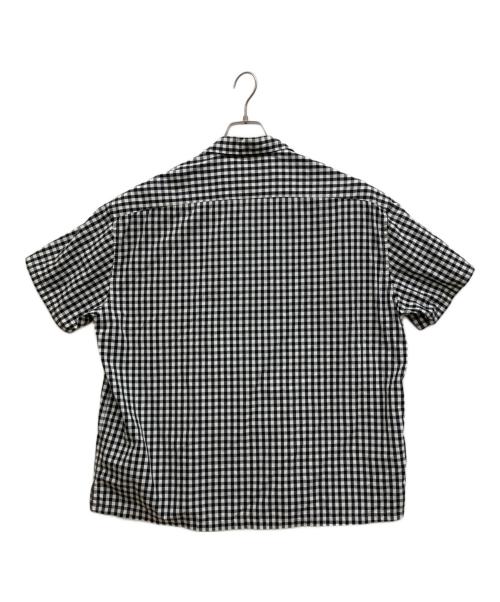 Porter Classic（ポータークラシック）Porter Classic (ポータークラシック) 半袖ギンガムチェックシャツ ブラック サイズ:Mの古着・服飾アイテム