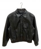 wilsonsウィルソンズ）の古着「レザージャケット」｜ブラック