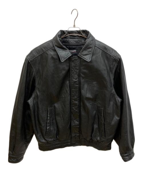 wilsons（ウィルソンズ）wilsons (ウィルソンズ) レザージャケット ブラック サイズ:Lの古着・服飾アイテム