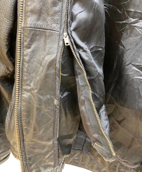 wilsons（ウィルソンズ）wilsons (ウィルソンズ) レザージャケット ブラック サイズ:Lの古着・服飾アイテム