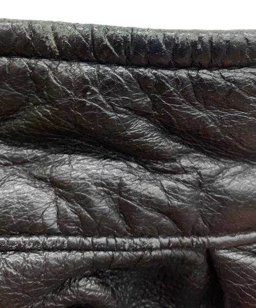 wilsons（ウィルソンズ）wilsons (ウィルソンズ) レザージャケット ブラック サイズ:Lの古着・服飾アイテム