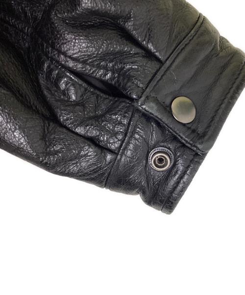 wilsons（ウィルソンズ）wilsons (ウィルソンズ) レザージャケット ブラック サイズ:Lの古着・服飾アイテム