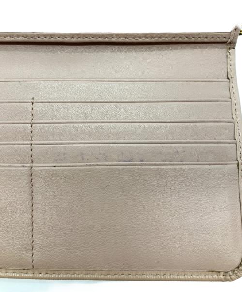 PRADA（プラダ）PRADA (プラダ) ラウンドファスナー長財布／ヴィッテ ロムーブ ピンク サイズ:下記参照の古着・服飾アイテム