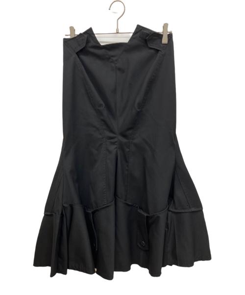JUNYA WATANABE COMME des GARCONS（ジュンヤワタナベ コムデギャルソン）JUNYA WATANABE COMME des GARCONS ((ジュンヤワタナベ コムデギャルソン) ロングスカート ブラック サイズ:Ｓの古着・服飾アイテム
