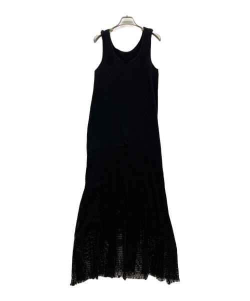 A・POC（エーポック）A・POC (エーポック) ストール付きノースリーブワンピース ブラック サイズ:2の古着・服飾アイテム