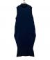A・POC（エーポック）の古着「ハイネックノースリーブワンピース」｜ネイビー