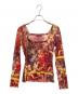 Jean Paul GAULTIER (ジャンポールゴルチェ) 花柄パワーネットカットソー レッド サイズ:40：25000円