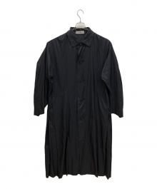 ISSEY MIYAKE（イッセイミヤケ）の古着「ナイロンオーバーコート」｜ブラック