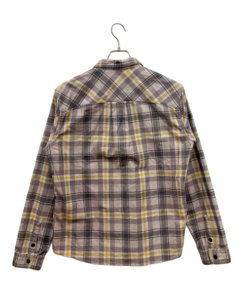 THE OVERALLS（ザユニオンメイドオーバーオールズ）THE OVERALLS (ザユニオンメイドオーバーオールズ) チェックシャツ グレー サイズ:Ｓの古着・服飾アイテム