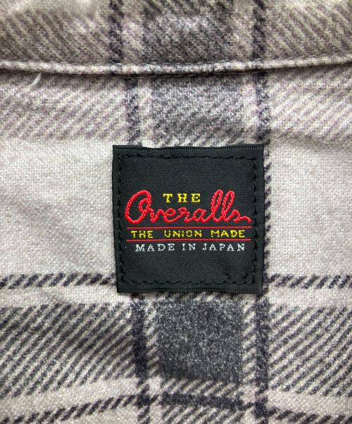 THE OVERALLS（ザユニオンメイドオーバーオールズ）THE OVERALLS (ザユニオンメイドオーバーオールズ) チェックシャツ グレー サイズ:Ｓの古着・服飾アイテム