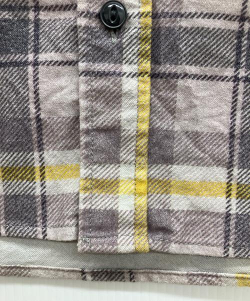 THE OVERALLS（ザユニオンメイドオーバーオールズ）THE OVERALLS (ザユニオンメイドオーバーオールズ) チェックシャツ グレー サイズ:Ｓの古着・服飾アイテム