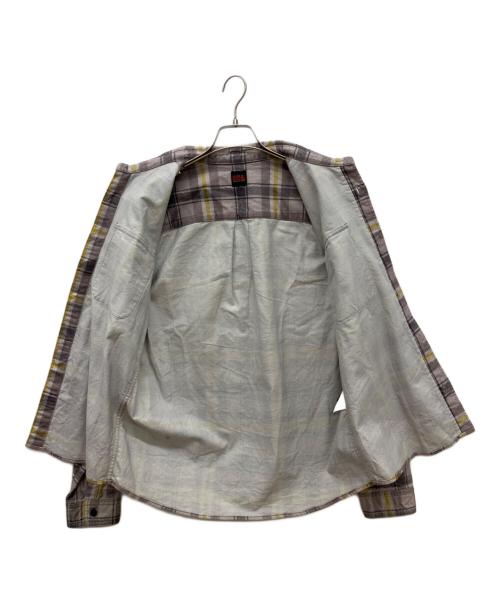 THE OVERALLS（ザユニオンメイドオーバーオールズ）THE OVERALLS (ザユニオンメイドオーバーオールズ) チェックシャツ グレー サイズ:Ｓの古着・服飾アイテム