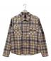 THE OVERALLS（ザユニオンメイドオーバーオールズ）の古着「チェックシャツ」｜グレー