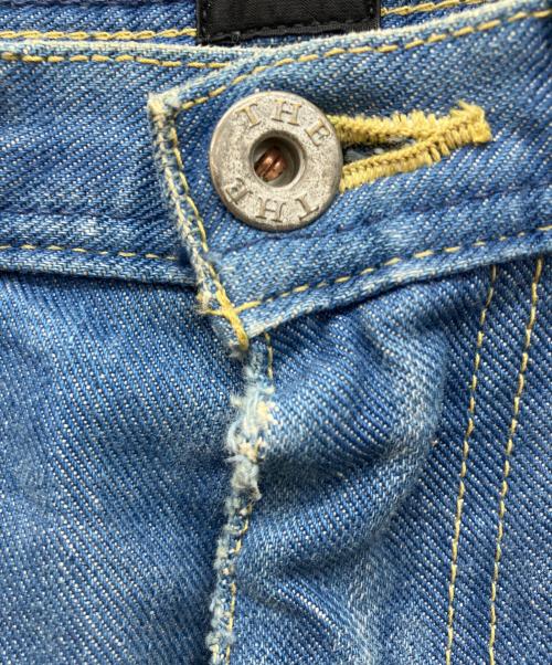 THE OVERALLS（ザユニオンメイドオーバーオールズ）THE OVERALLS (ザオーバーオールズ) リペア加工デニムパンツ インディゴ サイズ:32の古着・服飾アイテム