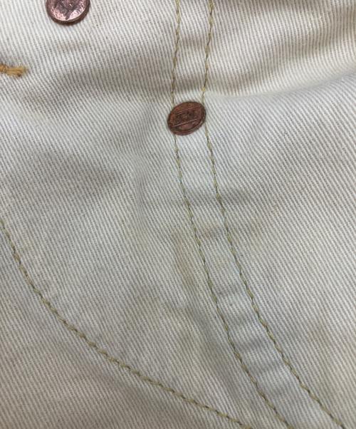 THE OVERALLS（ザユニオンメイドオーバーオールズ）THE OVERALLS (ザオーバーオールズ) リペア加工デニムパンツ インディゴ サイズ:32の古着・服飾アイテム