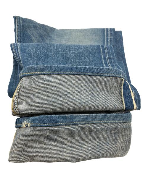 THE OVERALLS（ザユニオンメイドオーバーオールズ）THE OVERALLS (ザオーバーオールズ) リペア加工デニムパンツ インディゴ サイズ:32の古着・服飾アイテム