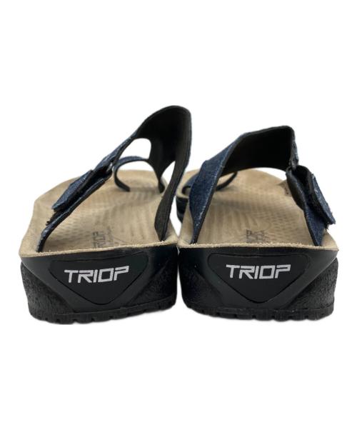 TRIOP（トリオプ）triop (トリオプ) コンフォートサンダル　ZENI SLIPPER インディゴ サイズ:27cmの古着・服飾アイテム