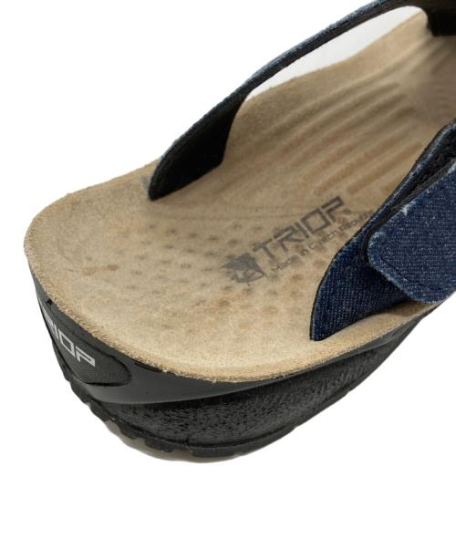 TRIOP（トリオプ）triop (トリオプ) コンフォートサンダル　ZENI SLIPPER インディゴ サイズ:27cmの古着・服飾アイテム
