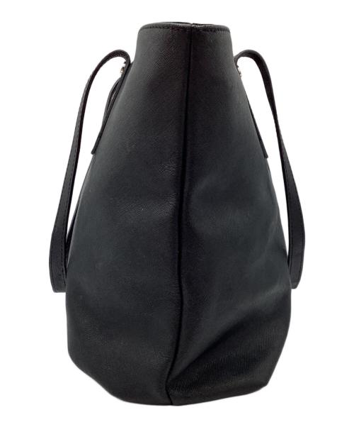 Vivienne Westwood（ヴィヴィアンウエストウッド）Vivienne Westwood (ヴィヴィアンウエストウッド) オーブレザートートバッグ　ショッパー ブラックの古着・服飾アイテム