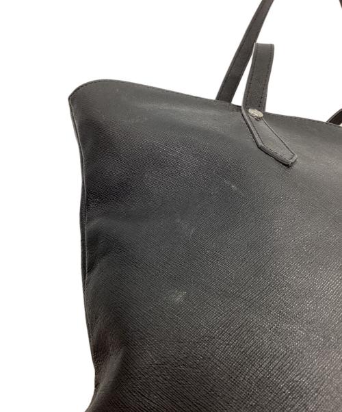 Vivienne Westwood（ヴィヴィアンウエストウッド）Vivienne Westwood (ヴィヴィアンウエストウッド) オーブレザートートバッグ　ショッパー ブラックの古着・服飾アイテム