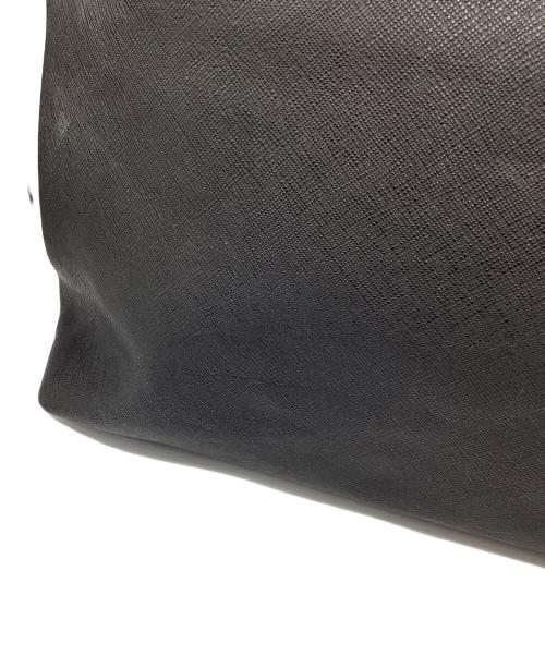 Vivienne Westwood（ヴィヴィアンウエストウッド）Vivienne Westwood (ヴィヴィアンウエストウッド) オーブレザートートバッグ　ショッパー ブラックの古着・服飾アイテム