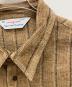 中古・古着 SUGAR CANE & Co. (シュガーケーン) Moleskin stripe shirt/モールスキンストライプシャツ　ヘビーベルシャツ ブラウン サイズ:Ｌ：7000円