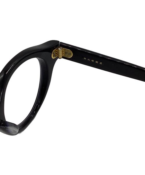 白山眼鏡店（ハクサンガンキョウテン）白山眼鏡店 (ハクサンガンキョウテン) GLAM BOSTON　ボストン眼鏡 ブラックの古着・服飾アイテム