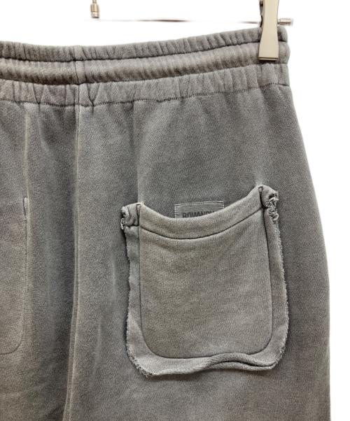 BOWWOW（バウワウ）BOWWOW (バウワウ) ヴィンテージ加工ワッペンスウェットパンツ グレー サイズ:Lの古着・服飾アイテム