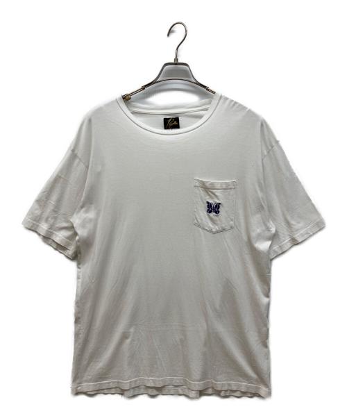Needles（ニードルズ）Needles (ニードルズ) ポケットTシャツ ホワイト サイズ:ｌの古着・服飾アイテム